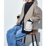 【MAISON BREEZE reveur】配色Vネックカーディガン 春ニット | SETUP7【WOMEN】 | 詳細画像17