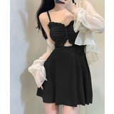 ブラック | 【SETUP7】水着2点セット(ワンピース+シャツ) SCCH529 | SETUP7【WOMEN】