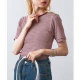 バーガンディー | 【Robert P. Miller】クルーネックTシャツ RM211-248 | SETUP7【WOMEN】