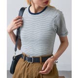 ネイビー | 【Robert P. Miller】クルーネックTシャツ RM211-248 | SETUP7【WOMEN】