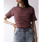 レッド | 【Robert P. Miller】クルーネックTシャツ RM211-248 | SETUP7【WOMEN】
