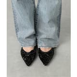 【SETUP7】ポインテッド リボンラメフラットミュール SCCH565 | SETUP7【WOMEN】 | 詳細画像2 