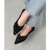 【SETUP7】ポインテッド リボンラメフラットミュール SCCH565 | SETUP7【WOMEN】 | 詳細画像4 