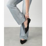 【SETUP7】ポインテッド リボンラメフラットミュール SCCH565 | SETUP7【WOMEN】 | 詳細画像5 