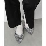 【SETUP7】ポインテッド リボンラメフラットミュール SCCH565 | SETUP7【WOMEN】 | 詳細画像7 