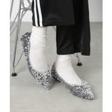 【SETUP7】ポインテッド リボンラメフラットミュール SCCH565 | SETUP7【WOMEN】 | 詳細画像9 