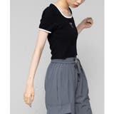 【SETUP7】刺繍リボンバイカラー 半袖Tシャツ SCCH595 | SETUP7【WOMEN】 | 詳細画像12 