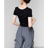 【SETUP7】刺繍リボンバイカラー 半袖Tシャツ SCCH595 | SETUP7【WOMEN】 | 詳細画像13 