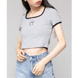 【SETUP7】刺繍リボンバイカラー 半袖Tシャツ SCCH595 | SETUP7【WOMEN】 | 詳細画像20 