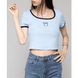 【SETUP7】刺繍リボンバイカラー 半袖Tシャツ SCCH595 | SETUP7【WOMEN】 | 詳細画像28 