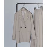 グレイッシュベージュ | Oversize tailored jacket | SETUP7【WOMEN】