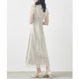 【metoi】カッティング風フリンジ刺繍ワンピースドレス | SETUP7【WOMEN】 | 詳細画像17