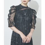 【metoi】カッティング風フリンジ刺繍ワンピースドレス | SETUP7【WOMEN】 | 詳細画像2