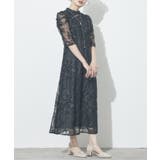 【metoi】カッティング風フリンジ刺繍ワンピースドレス | SETUP7【WOMEN】 | 詳細画像6