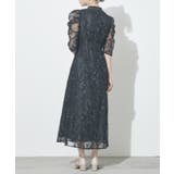 【metoi】カッティング風フリンジ刺繍ワンピースドレス | SETUP7【WOMEN】 | 詳細画像7