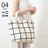 【SETUP7】e.e.p.ウィンドウペンチェックトートバッグ SNBD | SETUP7【WOMEN】 | 詳細画像1 