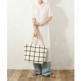 【SETUP7】e.e.p.ウィンドウペンチェックトートバッグ SNBD | SETUP7【WOMEN】 | 詳細画像4 