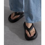 ブラック | 【SETUP7】厚底 EVAトングサンダル KNF127 | SETUP7【WOMEN】