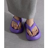 パープル | 【SETUP7】厚底 EVAトングサンダル KNF127 | SETUP7【WOMEN】
