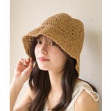 ベージュ | ペーパーバケットハット KNF127 | SETUP7【WOMEN】