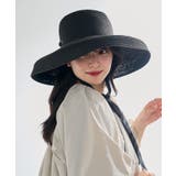 【MAISON BREEZE】リボン付きつば広麦わら帽子 KNF127 | SETUP7【WOMEN】 | 詳細画像11 