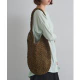 ダークブラウン | 【SETUP7】編みストロートートバッグ KNF128 | SETUP7【WOMEN】