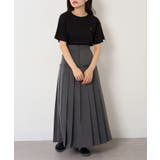 【ARNIE】9054542 天竺フェルト刺繍半袖Tシャツ | SETUP7【WOMEN】 | 詳細画像12