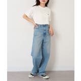 【ARNIE】9054542 天竺フェルト刺繍半袖Tシャツ | SETUP7【WOMEN】 | 詳細画像6