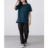 【ARNIE】9054543 先染ボーダーフェルト刺繍半袖Tシャツ | SETUP7【WOMEN】 | 詳細画像12