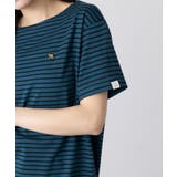 【ARNIE】9054543 先染ボーダーフェルト刺繍半袖Tシャツ | SETUP7【WOMEN】 | 詳細画像7
