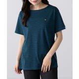 【ARNIE】9054543 先染ボーダーフェルト刺繍半袖Tシャツ | SETUP7【WOMEN】 | 詳細画像8