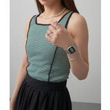 【Robert P. Miller】リブスクエアタンク RM261-2262 | SETUP7【WOMEN】 | 詳細画像5 