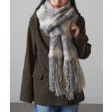 【MAGASIN DE MODE Onjna】起毛チェックマフラー DTK | SETUP7【WOMEN】 | 詳細画像15