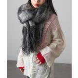 【MAGASIN DE MODE Onjna】起毛チェックマフラー DTK | SETUP7【WOMEN】 | 詳細画像17