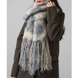 ベージュ | 【MAGASIN DE MODE Onjna】起毛チェックマフラー DTK | SETUP7【WOMEN】