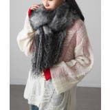 グレー | 【MAGASIN DE MODE Onjna】起毛チェックマフラー DTK | SETUP7【WOMEN】