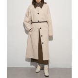 アイボリー | 【MAISON BREEZE】ループツイード ステンカラーコート DTK | SETUP7【WOMEN】