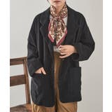 ブラック | 【SETUP7】コットンツイルジャケット レディース KNF146 | SETUP7【WOMEN】