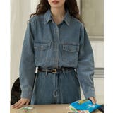 ウォッシュ加工デニムシャツ KNF146 | SETUP7【WOMEN】 | 詳細画像2