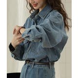 ウォッシュ加工デニムシャツ KNF146 | SETUP7【WOMEN】 | 詳細画像5