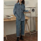 ウォッシュ加工デニムシャツ KNF146 | SETUP7【WOMEN】 | 詳細画像7