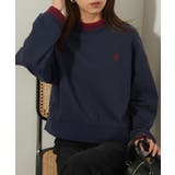 ネイビー | 【U.S. POLO ASSN.】モックネックショート丈スウェット | SETUP7【WOMEN】