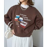 ブラウン | 【Coleman】great outdoors ヴィンテージライクスウェット | SETUP7【WOMEN】