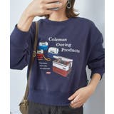ネイビー | 【Coleman】great outdoors ヴィンテージライクスウェット | SETUP7【WOMEN】