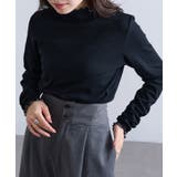 【SETUP7】テレコリブ配色ミシンスリットタートル長袖 GLR | SETUP7【WOMEN】 | 詳細画像10 