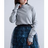 【SETUP7】テレコリブ配色ミシンスリットタートル長袖 GLR | SETUP7【WOMEN】 | 詳細画像17 