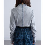 【SETUP7】テレコリブ配色ミシンスリットタートル長袖 GLR | SETUP7【WOMEN】 | 詳細画像18 