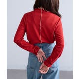 【SETUP7】テレコリブ配色ミシンスリットタートル長袖 GLR | SETUP7【WOMEN】 | 詳細画像24 