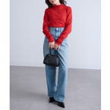 【SETUP7】テレコリブ配色ミシンスリットタートル長袖 GLR | SETUP7【WOMEN】 | 詳細画像26 