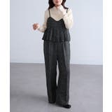 【SETUP7】テレコリブ配色ミシンスリットタートル長袖 GLR | SETUP7【WOMEN】 | 詳細画像8 